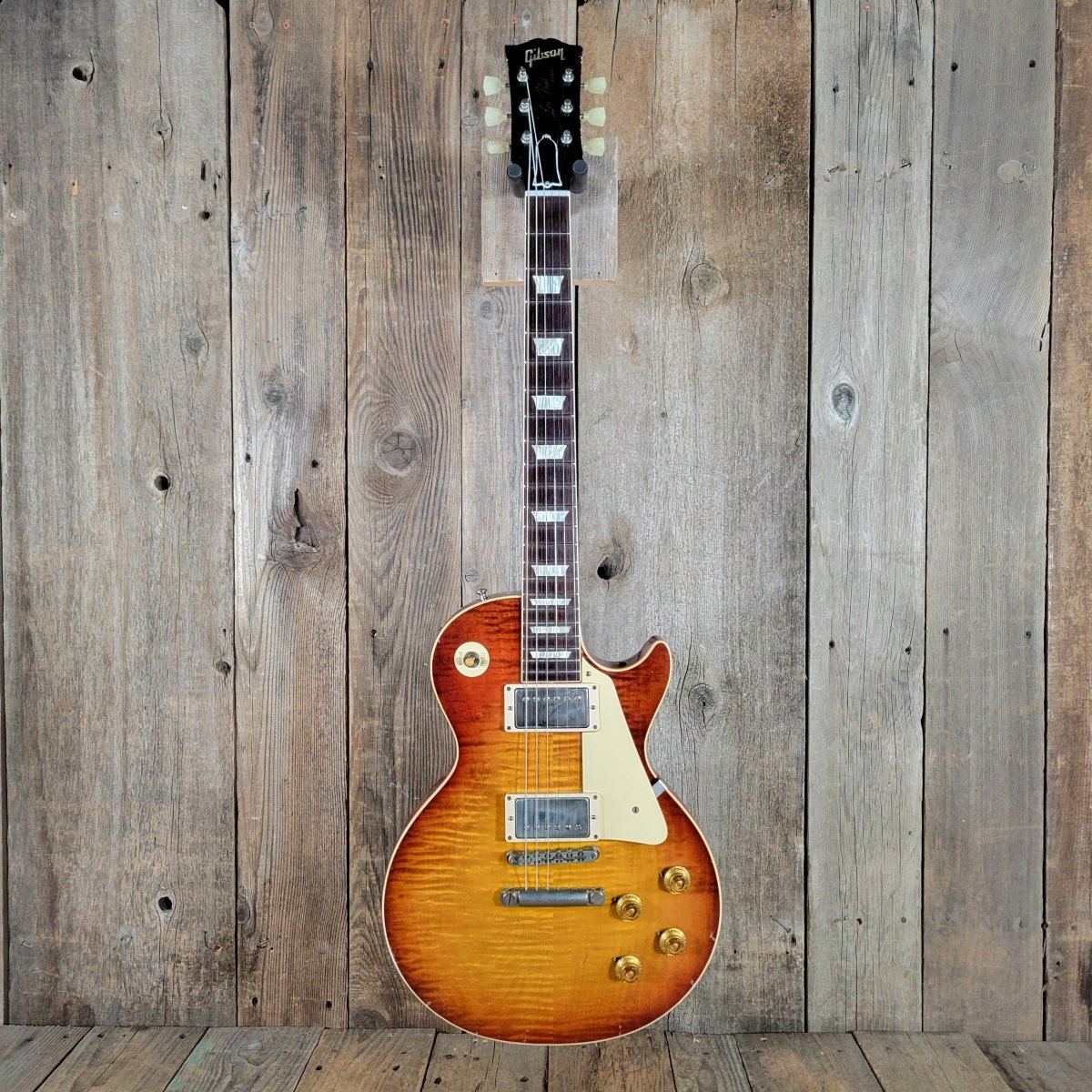 SOLD - Gibson Les Paul R9 True Historic Tom Murphy Painted & Aged Limited Run 6 2017 1959 Reissue - Mahar's Vintage Guitars