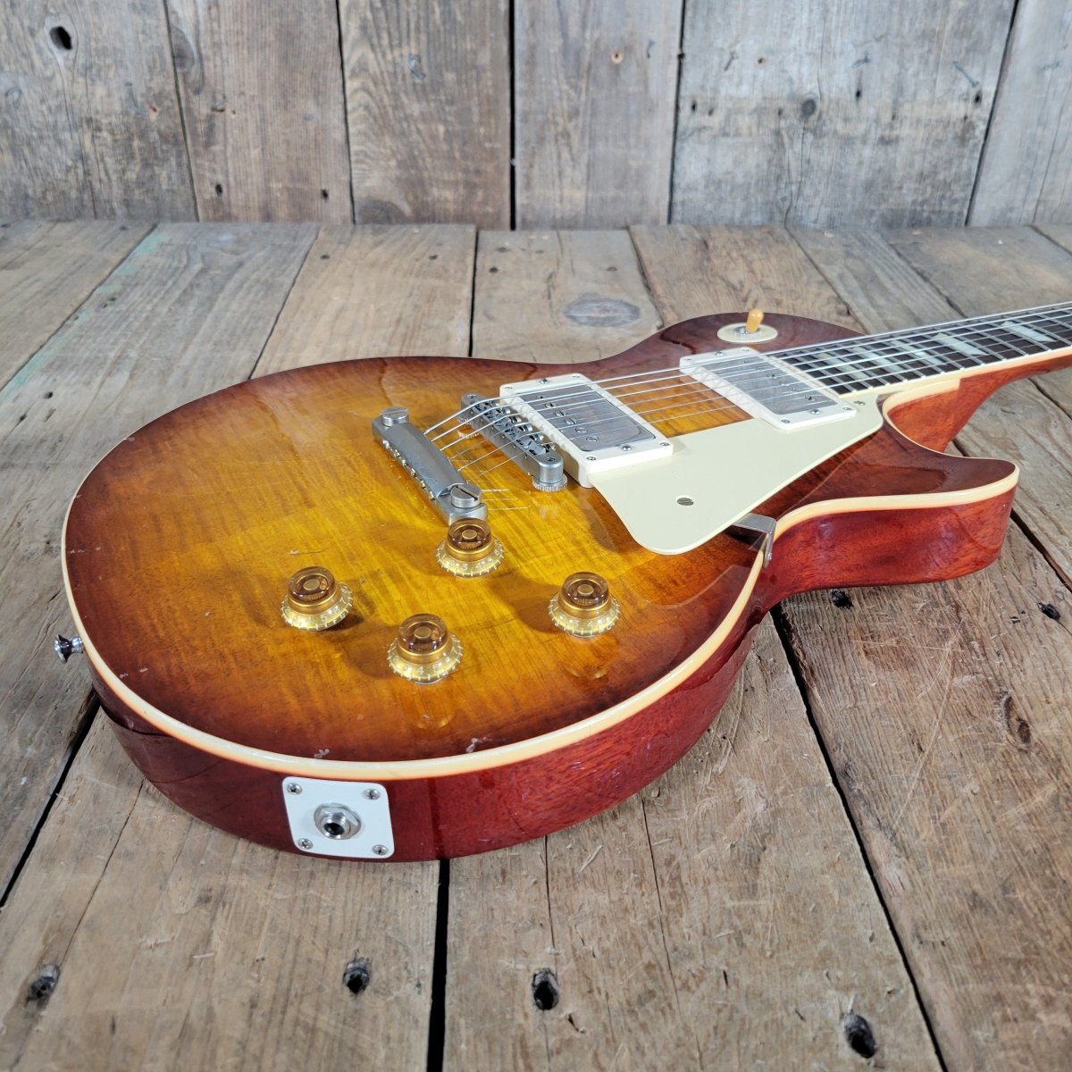 SOLD - Gibson Les Paul R9 True Historic Tom Murphy Painted & Aged Limited Run 6 2017 1959 Reissue - Mahar's Vintage Guitars