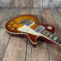 SOLD - Gibson Les Paul Standard 1959 Reissue Tom Murphy Painted & Aged Brazilian Wildwood 2018 Royal Teaburst - Mahar's Vintage Guitars