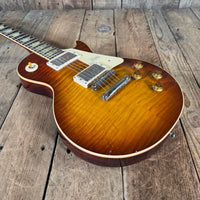 SOLD - Gibson Les Paul Standard 1959 Reissue Tom Murphy Painted & Aged Brazilian Wildwood 2018 Royal Teaburst - Mahar's Vintage Guitars