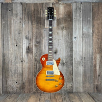 SOLD - Gibson Les Paul Standard 1959 Reissue Tom Murphy Painted & Aged Brazilian Wildwood 2018 Royal Teaburst - Mahar's Vintage Guitars
