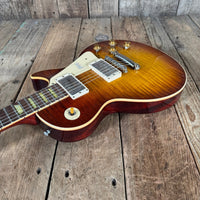 SOLD - Gibson Les Paul Standard 1959 Reissue Tom Murphy Painted & Aged Brazilian Wildwood 2018 Royal Teaburst - Mahar's Vintage Guitars