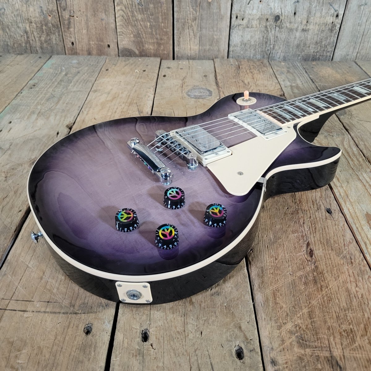 SOLD - Gibson Les Paul Standard 2014 Peace Purple Burst with Original Hard Case - Mahar's Vintage Guitars