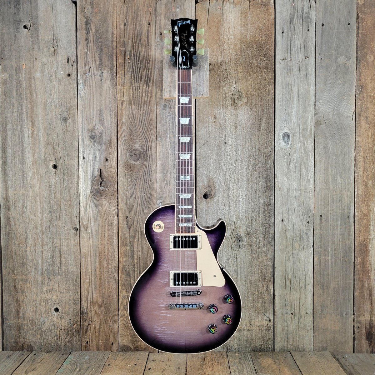 SOLD - Gibson Les Paul Standard 2014 Peace Purple Burst with Original Hard Case - Mahar's Vintage Guitars