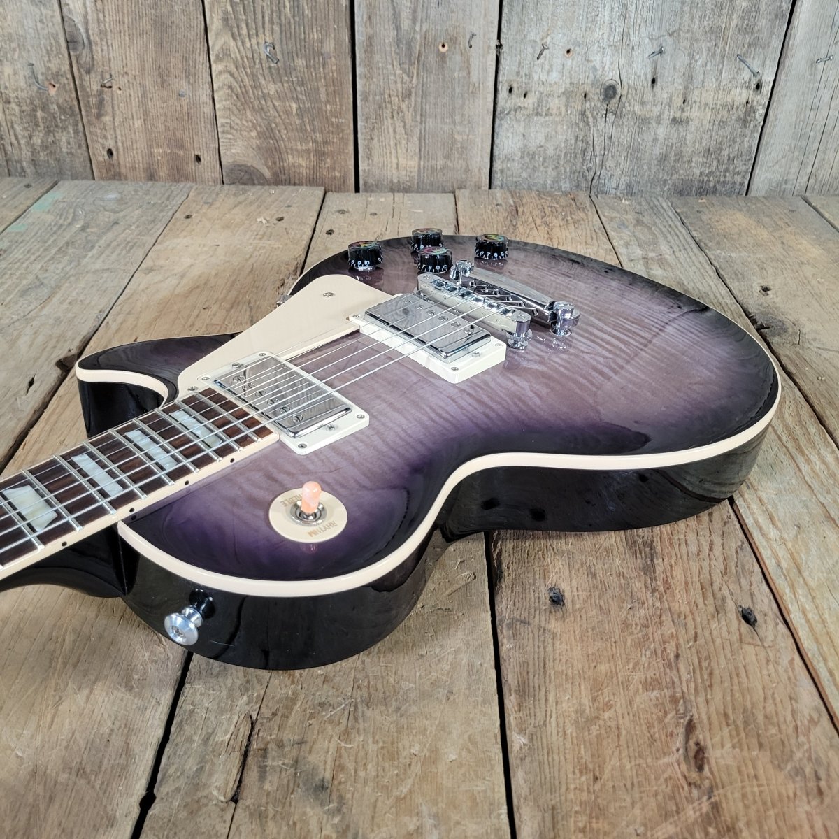 SOLD - Gibson Les Paul Standard 2014 Peace Purple Burst with Original Hard Case - Mahar's Vintage Guitars