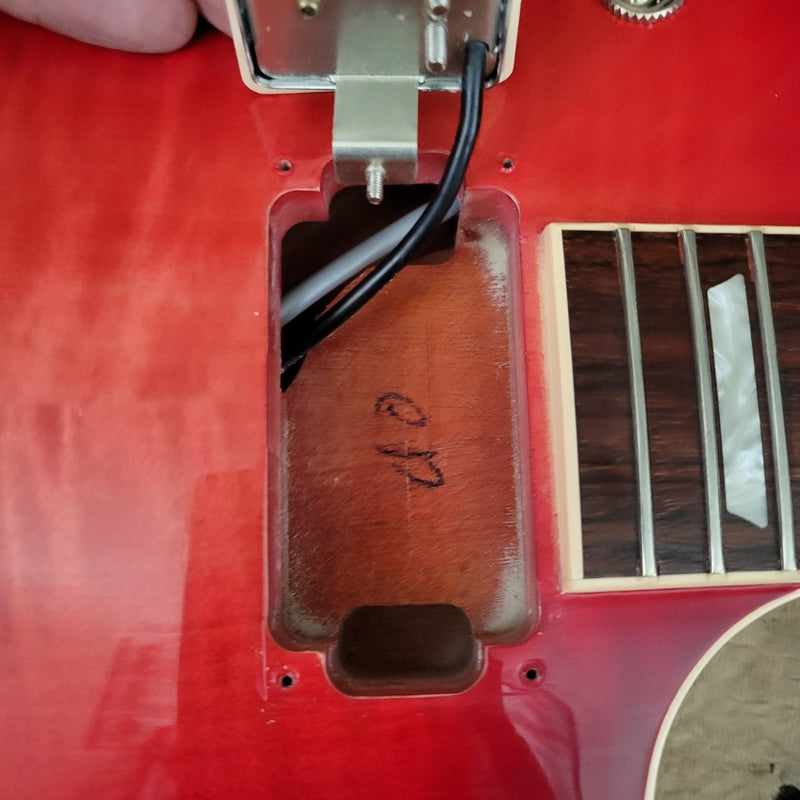 SOLD - Gibson Les Paul Standard Blood Orange Burst 2018 - Mahar's Vintage Guitars