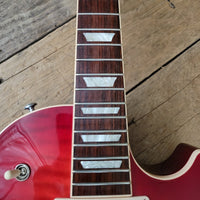 SOLD - Gibson Les Paul Standard Blood Orange Burst 2018 - Mahar's Vintage Guitars