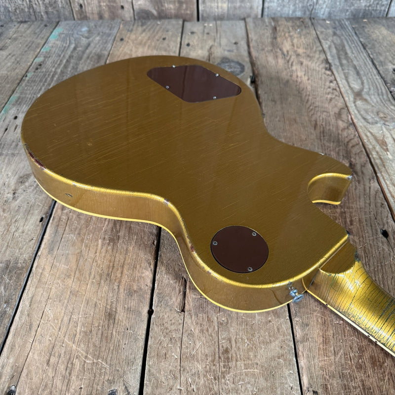 SOLD - Gibson Les Paul Standard Goldtop All Gold 1954 - Mahar's Vintage Guitars