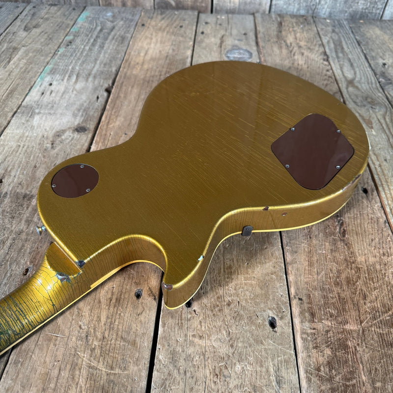 SOLD - Gibson Les Paul Standard Goldtop All Gold 1954 - Mahar's Vintage Guitars