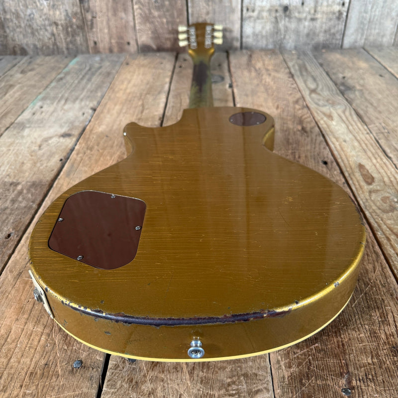 SOLD - Gibson Les Paul Standard Goldtop All Gold 1954 - Mahar's Vintage Guitars