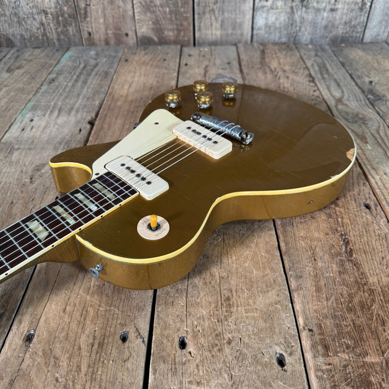 SOLD - Gibson Les Paul Standard Goldtop All Gold 1954 - Mahar's Vintage Guitars
