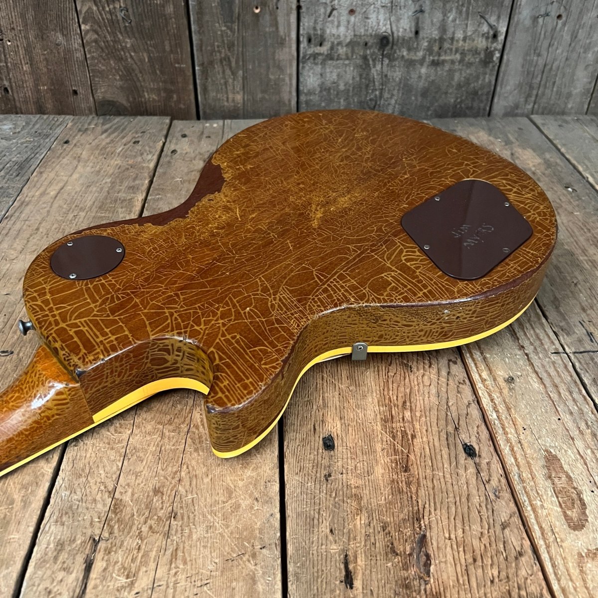 SOLD - Gibson Les Paul Standard P - 90 Gold Top 1969 1970 - Mahar's Vintage Guitars