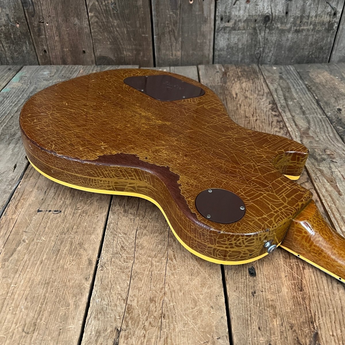 SOLD - Gibson Les Paul Standard P - 90 Gold Top 1969 1970 - Mahar's Vintage Guitars