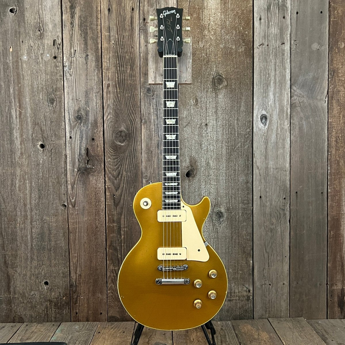 SOLD - Gibson Les Paul Standard P - 90 Gold Top 1969 1970 - Mahar's Vintage Guitars