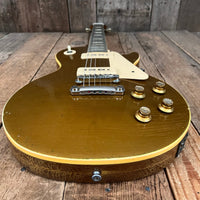 SOLD - Gibson Les Paul Standard P - 90 Gold Top 1969 1970 - Mahar's Vintage Guitars