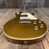 SOLD - Gibson Les Paul Standard P - 90 Gold Top 1969 1970 - Mahar's Vintage Guitars