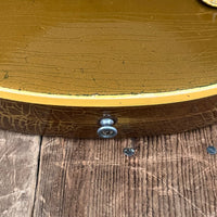 SOLD - Gibson Les Paul Standard P - 90 Gold Top 1969 1970 - Mahar's Vintage Guitars