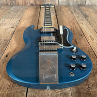 SOLD - Gibson Murphy Lab 64 SG Standard Pelham Blue 2023 - Mahar's Vintage Guitars
