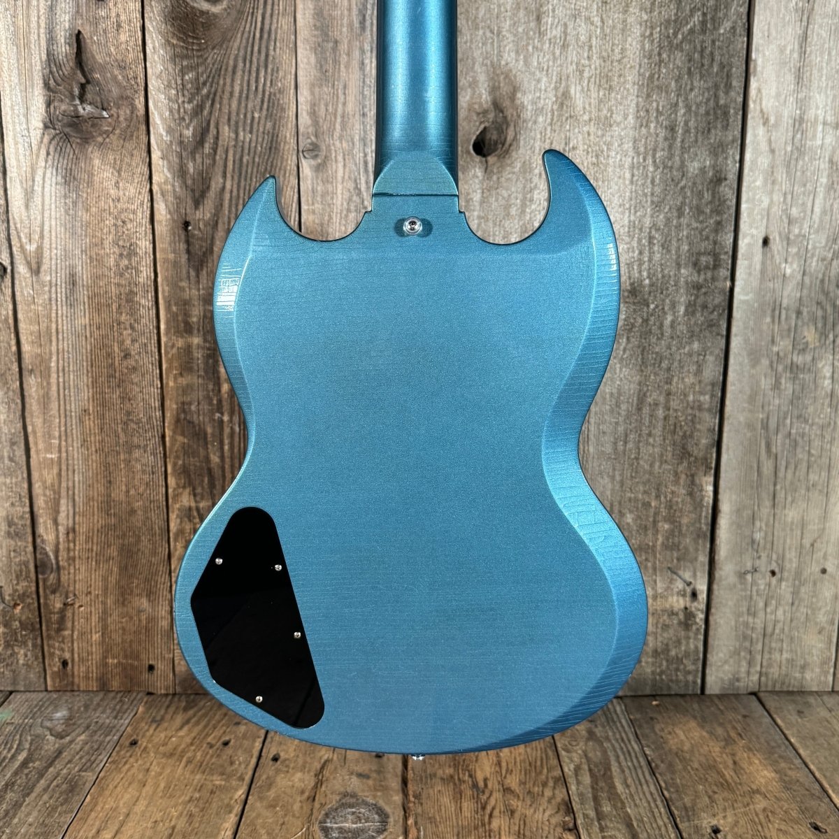 SOLD - Gibson Murphy Lab 64 SG Standard Pelham Blue 2023 - Mahar's Vintage Guitars