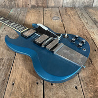 SOLD - Gibson Murphy Lab 64 SG Standard Pelham Blue 2023 - Mahar's Vintage Guitars