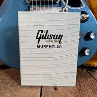 SOLD - Gibson Murphy Lab 64 SG Standard Pelham Blue 2023 - Mahar's Vintage Guitars