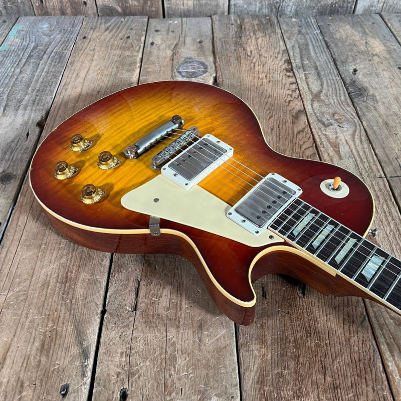 SOLD - Gibson Murphy Lab Les Paul Standard R9 Custom Shop Heavy Aged 2022 Sunburst - Mahar's Vintage Guitars