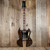 SOLD - Gibson SG Standard Walnut Maestro Lyre Vibrola No Breaks 1971 - Mahar's Vintage Guitars