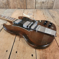 SOLD - Gibson SG Standard Walnut Maestro Lyre Vibrola No Breaks 1971 - Mahar's Vintage Guitars