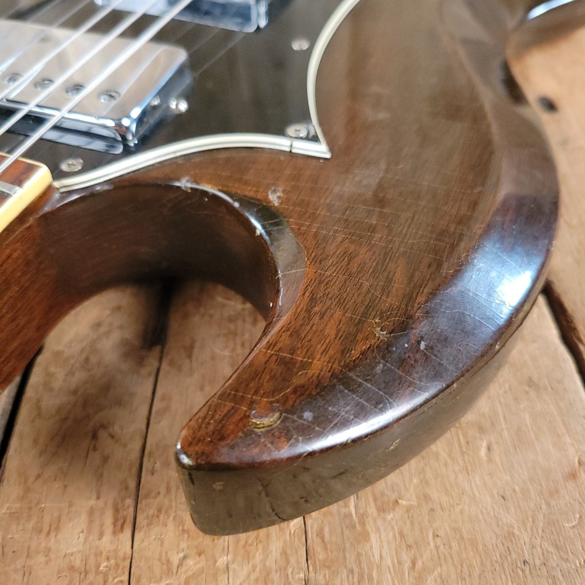 SOLD - Gibson SG Standard Walnut Maestro Lyre Vibrola No Breaks