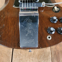 SOLD - Gibson SG Standard Walnut Maestro Lyre Vibrola No Breaks 1971 - Mahar's Vintage Guitars