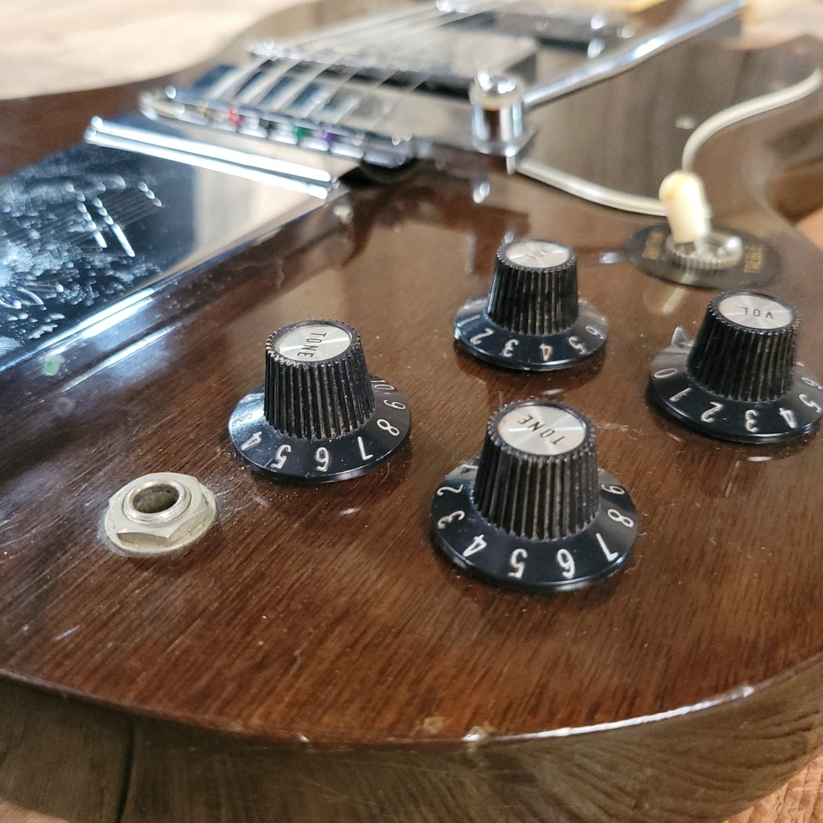 SOLD - Gibson SG Standard Walnut Maestro Lyre Vibrola No Breaks