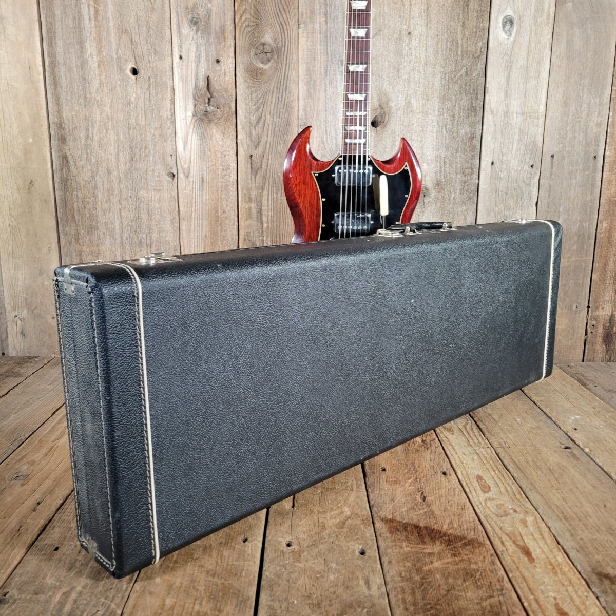 SOLD - Gibson SG Standard with Maestro Vibrola – Vintage Cherry Finish 1971 - Mahar's Vintage Guitars