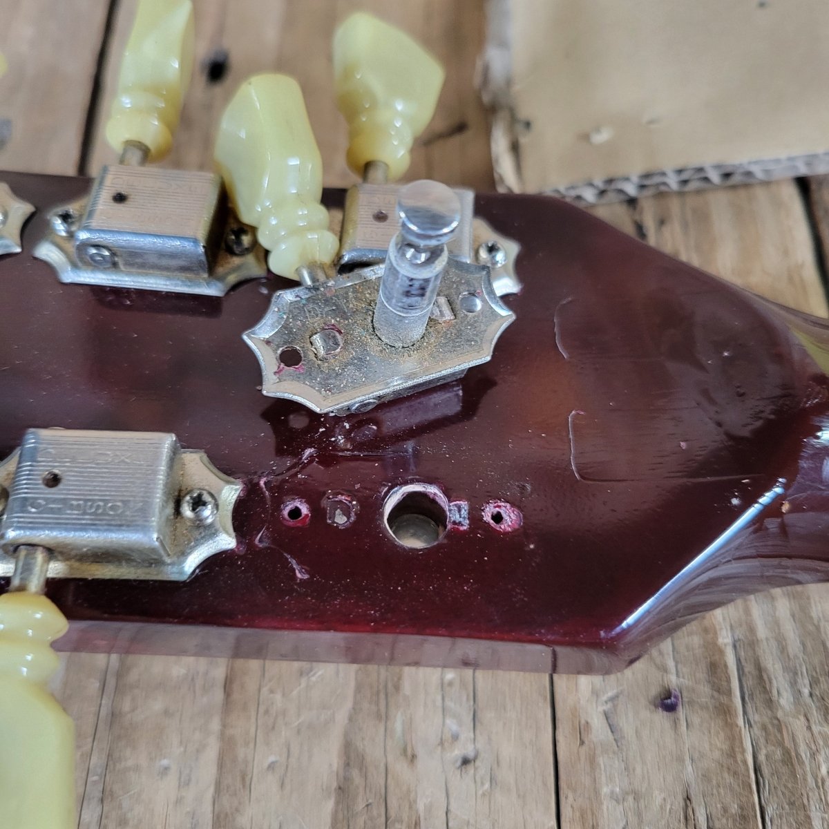 SOLD - Gibson SG Standard with Maestro Vibrola – Vintage Cherry Finish 1971 - Mahar's Vintage Guitars
