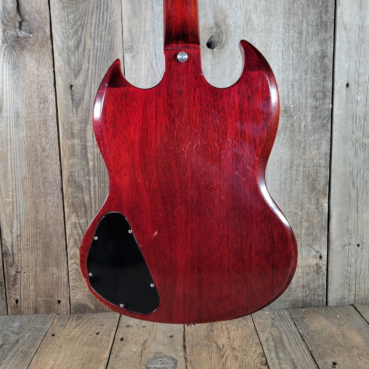 SOLD - Gibson SG Standard with Maestro Vibrola – Vintage Cherry Finish 1971 - Mahar's Vintage Guitars