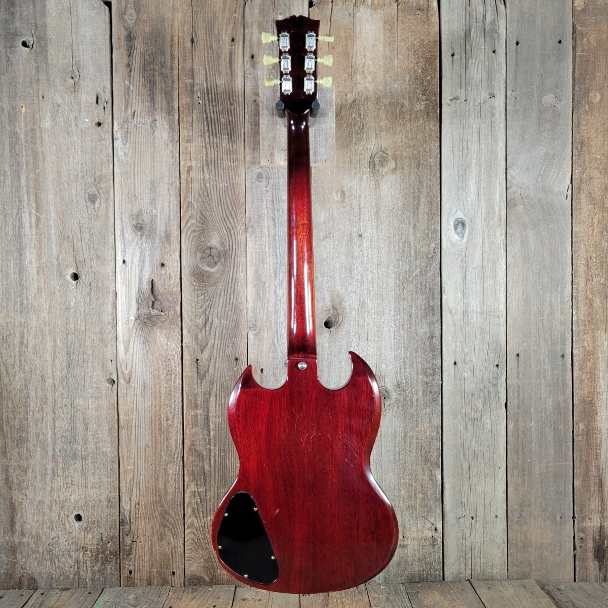 SOLD - Gibson SG Standard with Maestro Vibrola – Vintage Cherry Finish 1971 - Mahar's Vintage Guitars