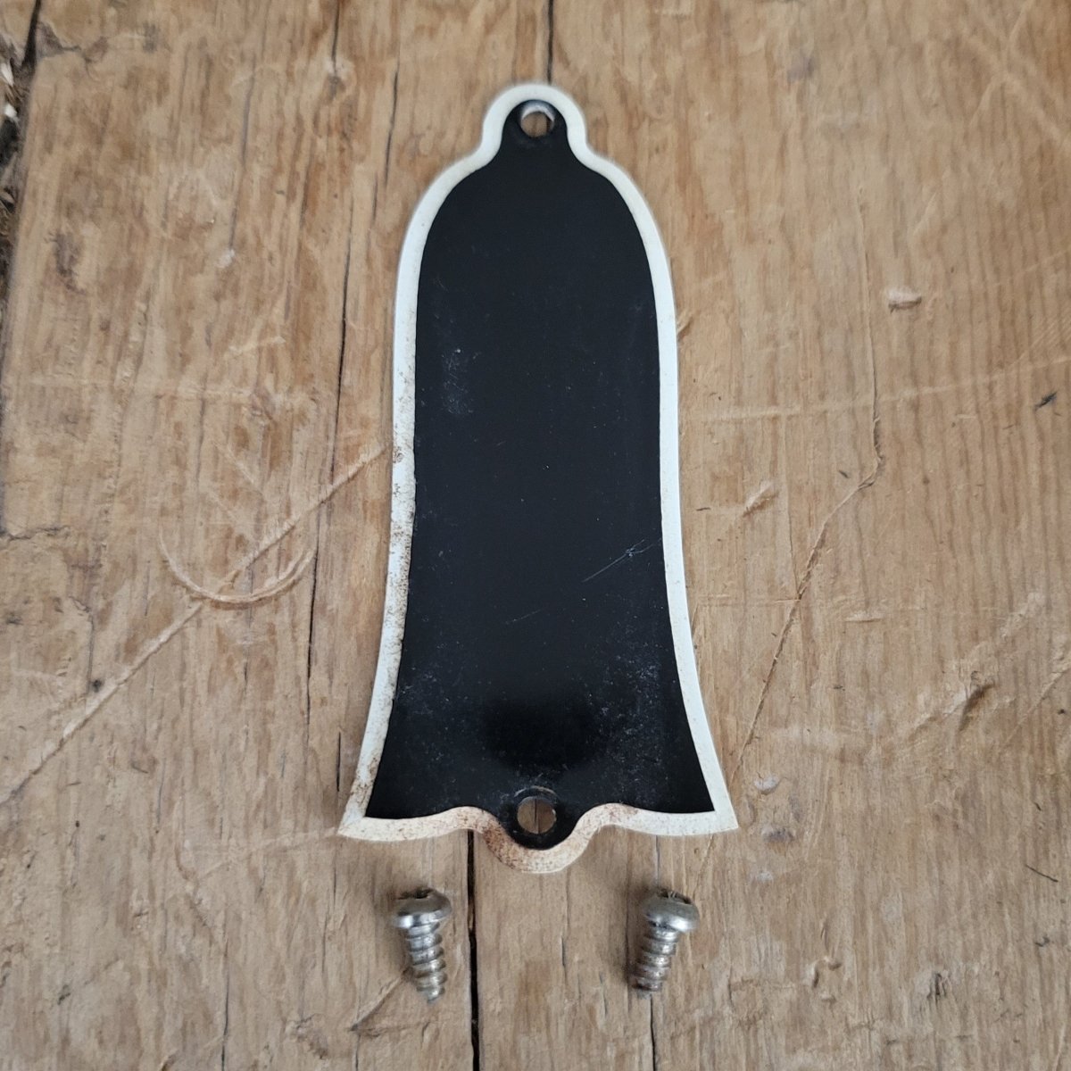 SOLD - Gibson Truss Rod Cover Les Paul Burst ES With Screws 1959 - Mahar's Vintage Guitars