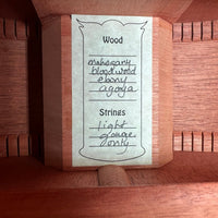 SOLD - Goodall Guitars AHPMH - 14 Mahogany Parlor Guitar 2020 - Mahar's Vintage Guitars