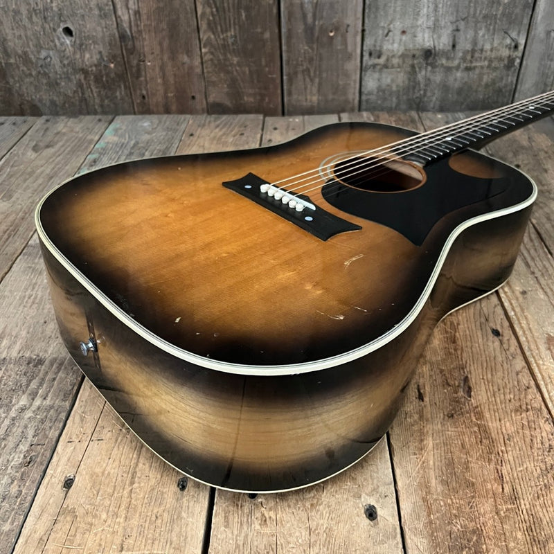 SOLD - Grammer G50 Johnny Cash Signature Model 1965 - 1969 Sunburst - Mahar's Vintage Guitars