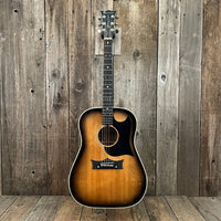 SOLD - Grammer G50 Johnny Cash Signature Model 1965 - 1969 Sunburst - Mahar's Vintage Guitars