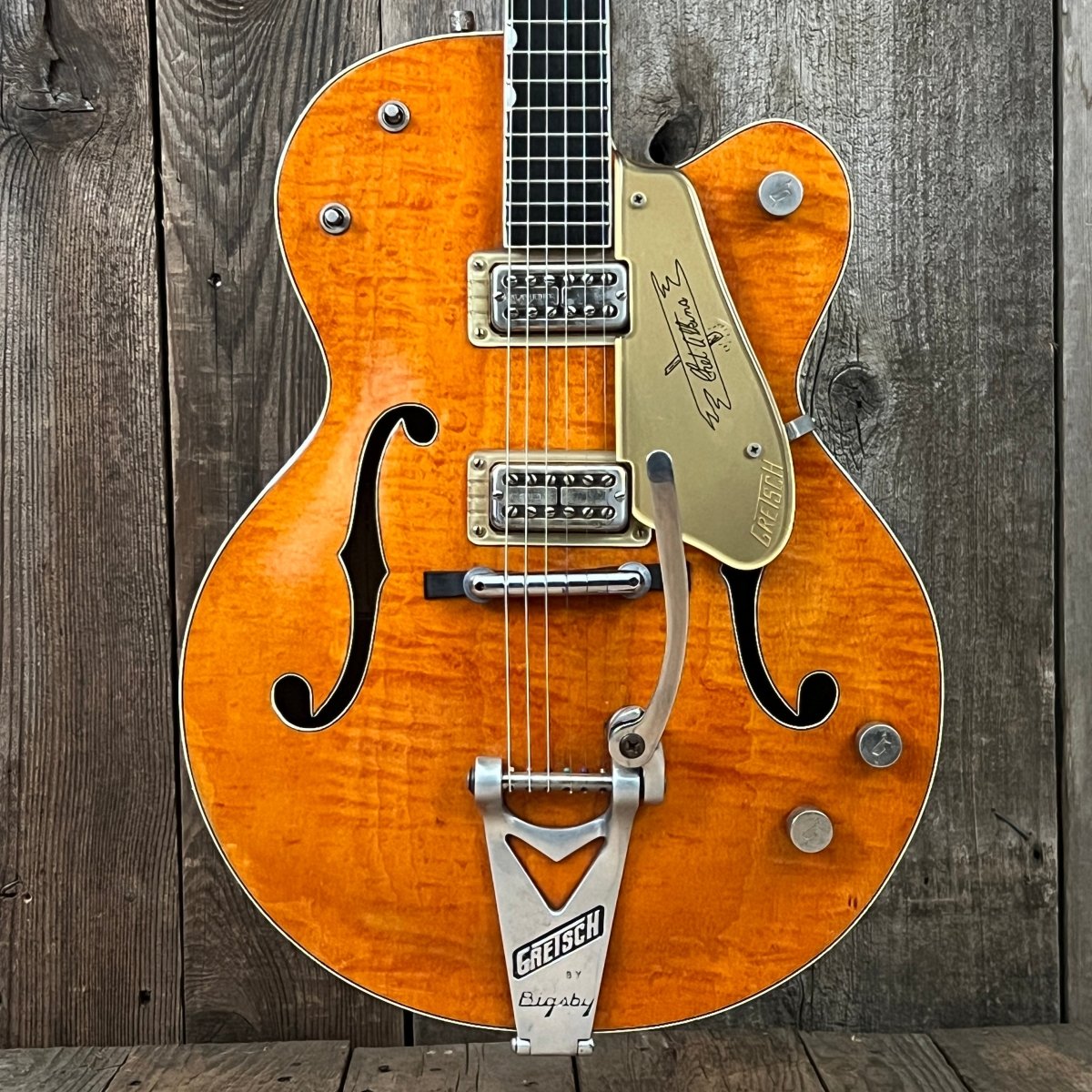 SOLD - Gretsch 6120 Chet Atkins 1960 Orange - Mahar's Vintage Guitars