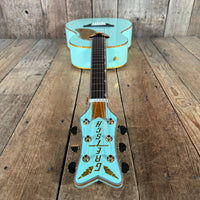 SOLD - Gretsch G5021E Rancher Penguin Parlor 2021 Mint GreenMetallic - Mahar's Vintage Guitars
