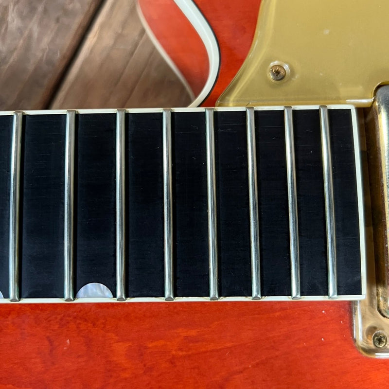 SOLD - Gretsch G6120 Chet Atkins Made in Japan 2004 Orange - Mahar's Vintage Guitars