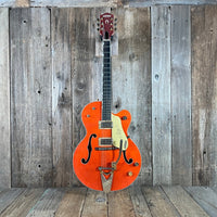 SOLD - Gretsch G6120 Chet Atkins Made in Japan 2004 Orange - Mahar's Vintage Guitars