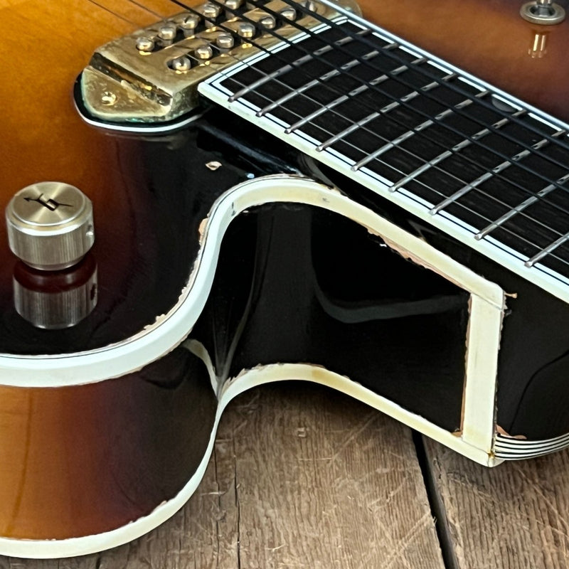 SOLD - Gretsch Van Eps 7 String 1969 Sunburst - Mahar's Vintage Guitars