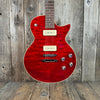 SOLD - Guild Bluesbird P - 90 Blues 90 2000 Cherry - Mahar's Vintage Guitars