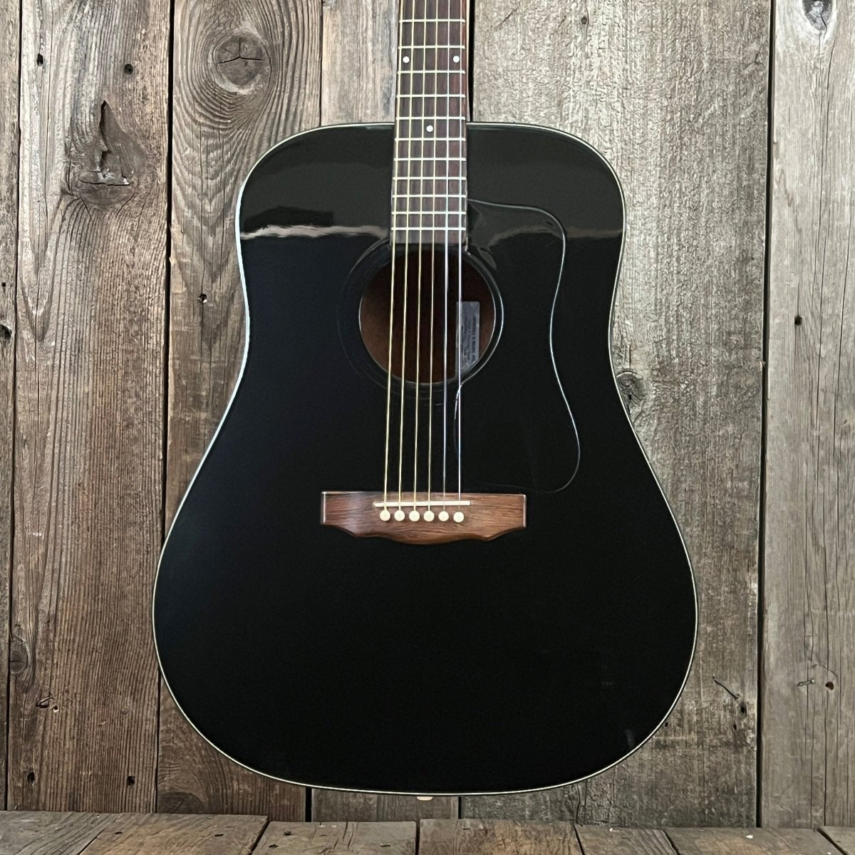 SOLD - Guild D - 25 Factory Black 1980 - Mahar's Vintage Guitars