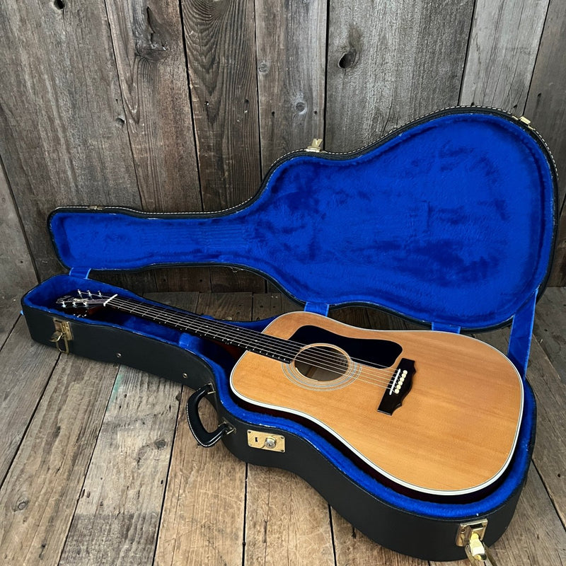 SOLD - Guild D - 44 1977 Natural - Mahar's Vintage Guitars