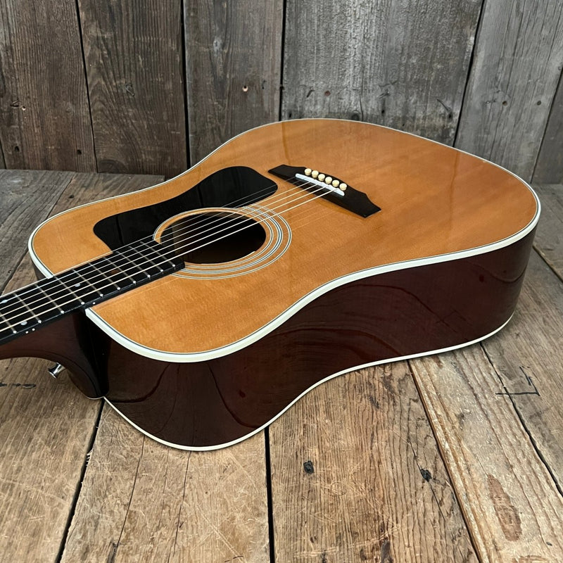 SOLD - Guild D - 44 1977 Natural - Mahar's Vintage Guitars