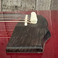 SOLD - Guild D25CH with added pickup system 1980 Cherry Red - Mahar's Vintage Guitars