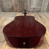 SOLD - Guild D25CH with added pickup system 1980 Cherry Red - Mahar's Vintage Guitars